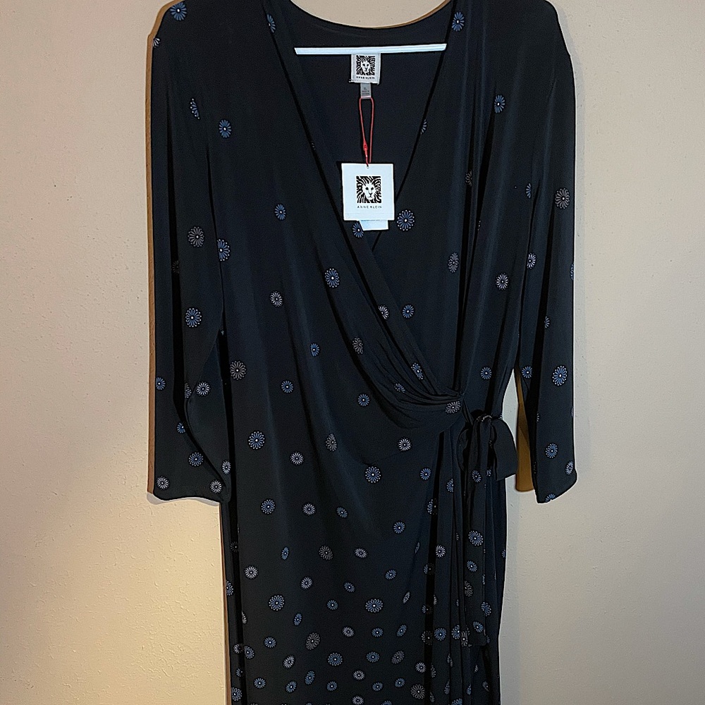 Anne Klein wrap dress